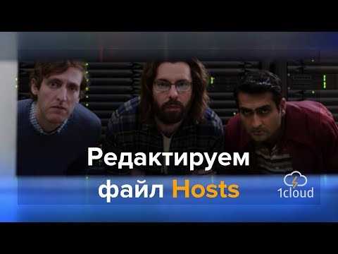 Открытие и редактирование файла hosts
