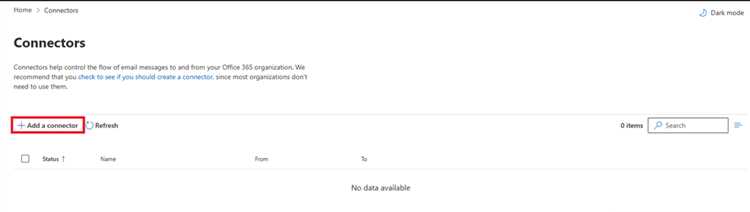 Шаги по созданию адреса для отправки уведомлений в Exchange Server