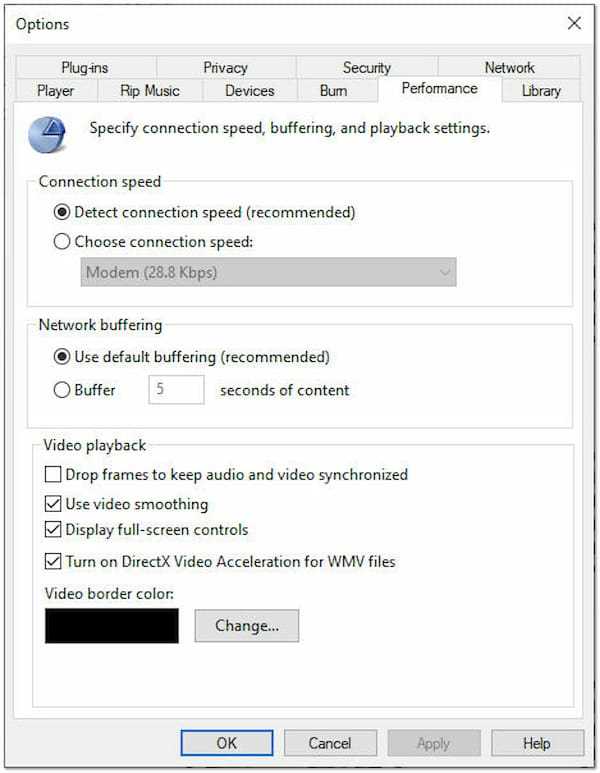 Основные функции проигрывателя Windows Media 12