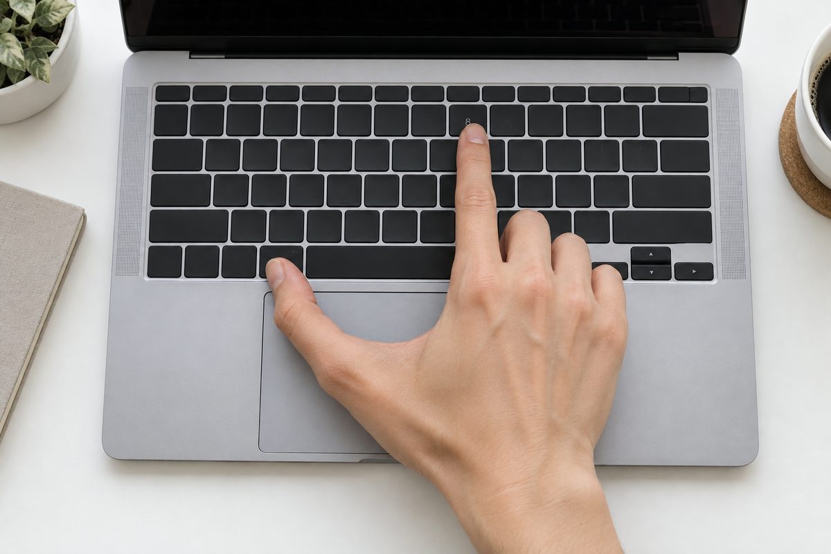 Option и 8 на MacBook Pro
