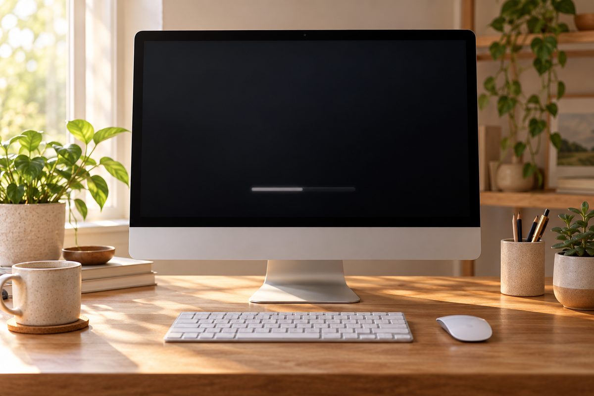 Загрузка Mac после включения
